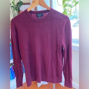 Banana Republic Merino Wool Burgundy Sweater